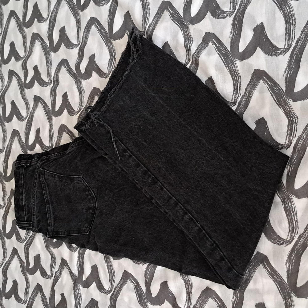 Zara High rise wude leng jeans